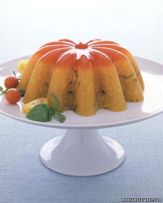 Yellow Gazpacho Aspic