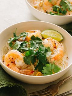 Yum Woon Sen with Shrimp (Glass Noodle Salad with Shrimp