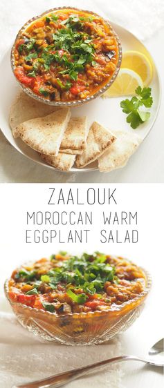 Zaalouk - Moroccan eggplant salad