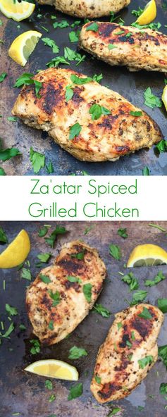 Za'atar Spiced Grilled Chicken