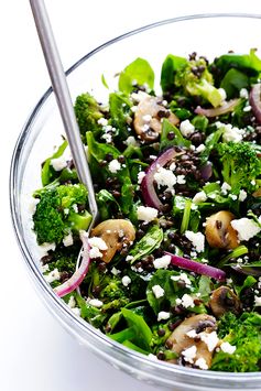 Zesty Lentil Spinach Salad