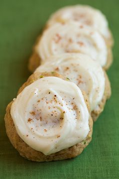 Zucchini Cookies with Cream Cheese Frosting