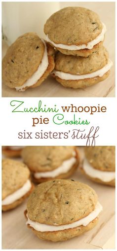 Zucchini Whoopie Pie Cookies